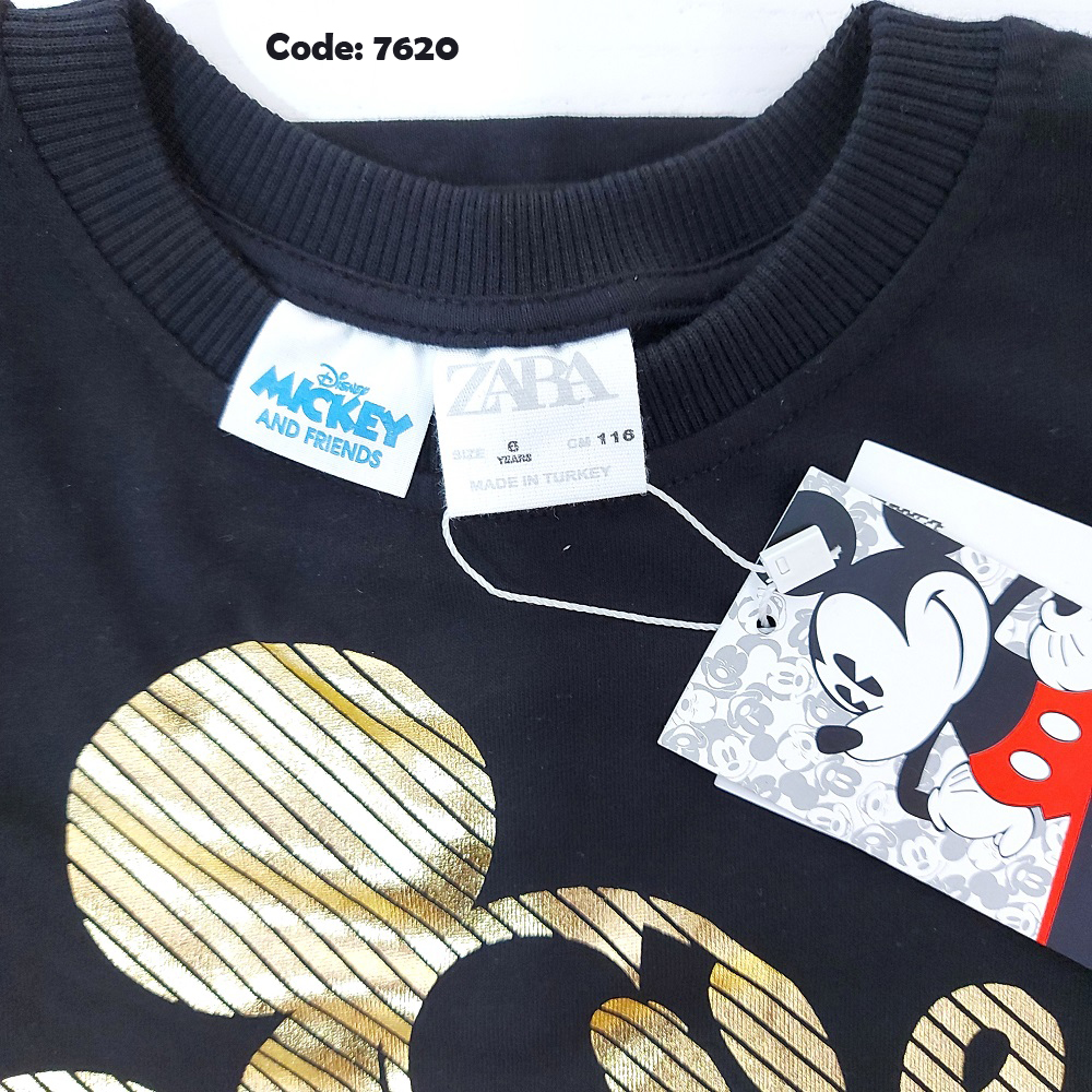 تصویر شماره 2 مربوط به تی شرت طرح میکی ماوس از برند ZARA با کد 7620